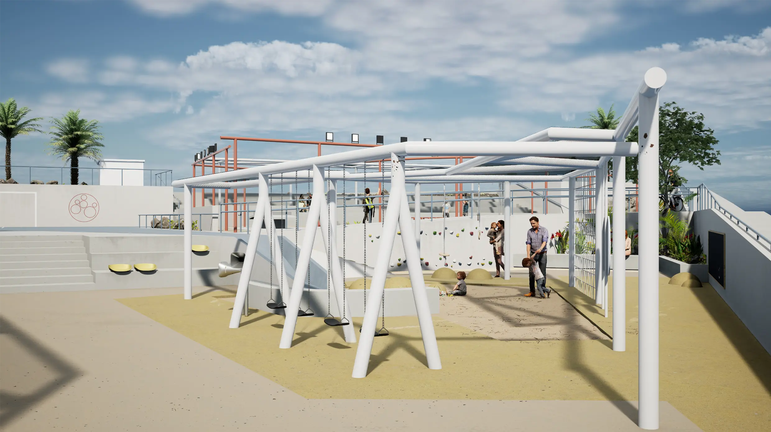 espacio-publico-parque-infantil-sensorial-texturas-rocodromo-arena