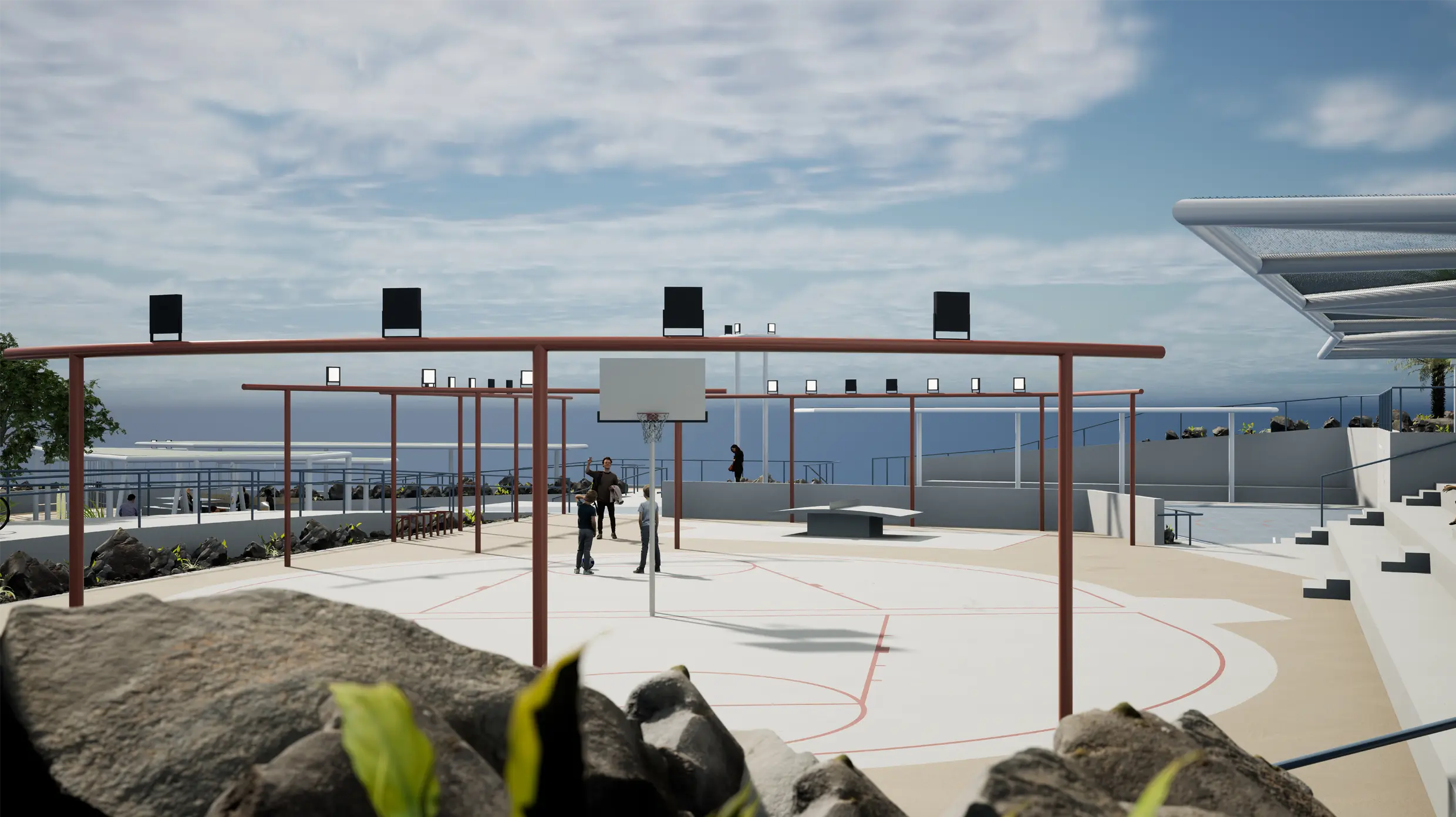 espacio-publico-zona-derpotiva-pergola-sombra-estructura-iluminacion-exterior-sombra